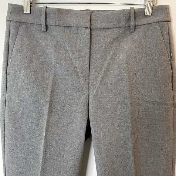 J.Crew Factory Slim Fit Full Length Trouser Pant Office CB286 Heathered Grey 10 - Picture 1 of 14